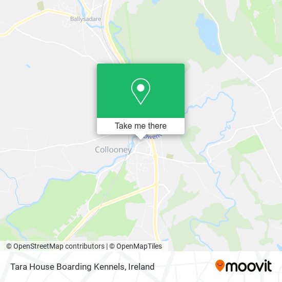 Tara House Boarding Kennels map