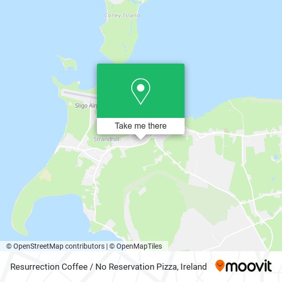 Resurrection Coffee / No Reservation Pizza map