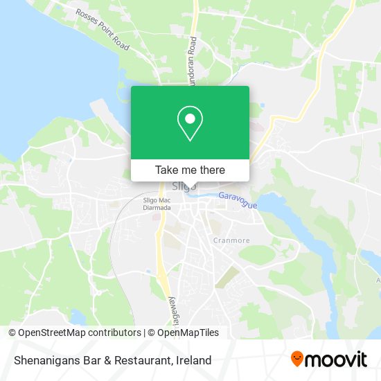 Shenanigans Bar & Restaurant map