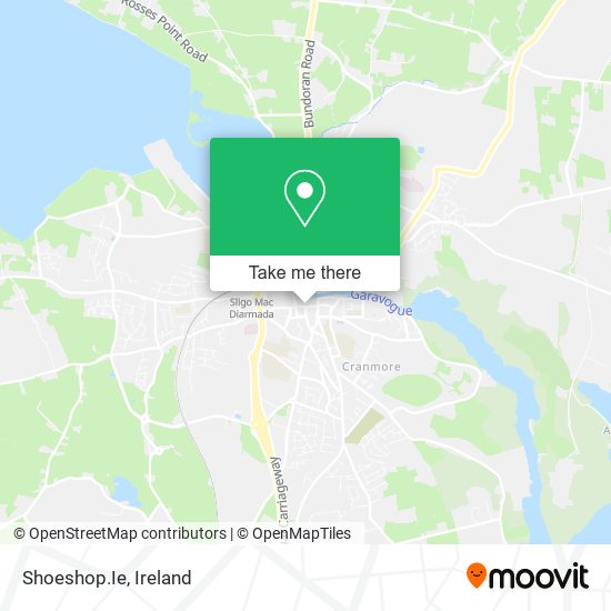 Shoeshop.Ie map