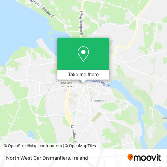 North West Car Dismantlers map