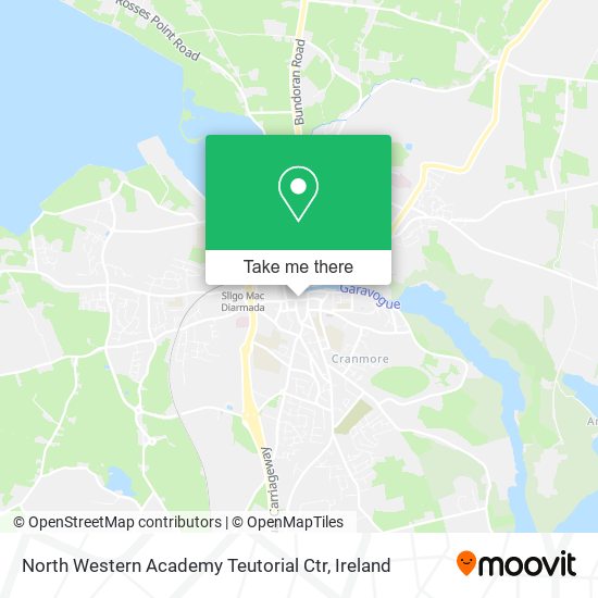 North Western Academy Teutorial Ctr map