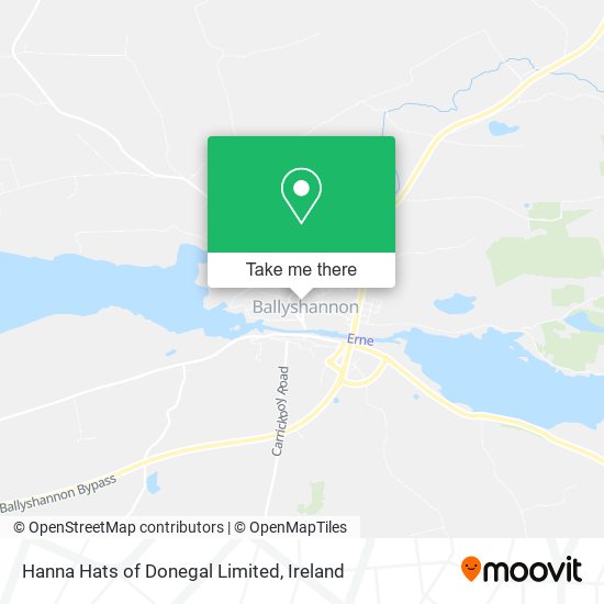 Hanna Hats of Donegal Limited map