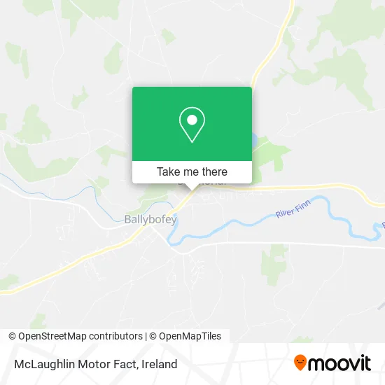 McLaughlin Motor Fact map