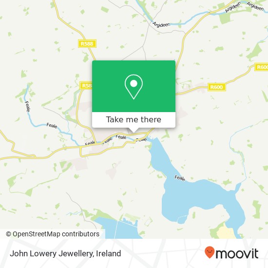 John Lowery Jewellery map