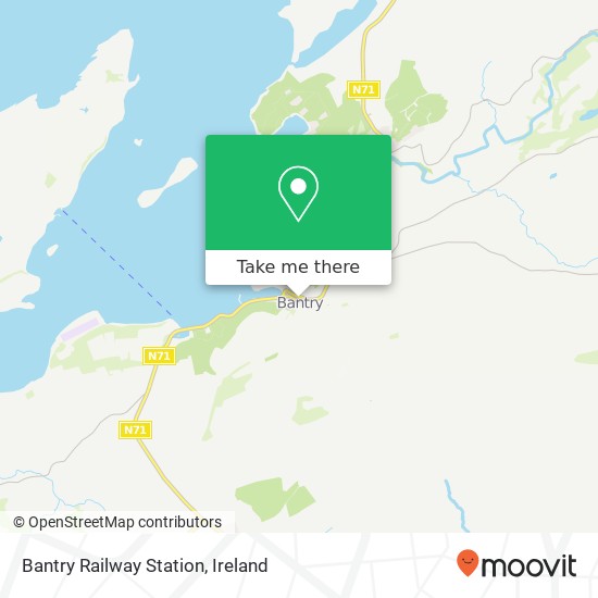 Bantry Railway Station plan