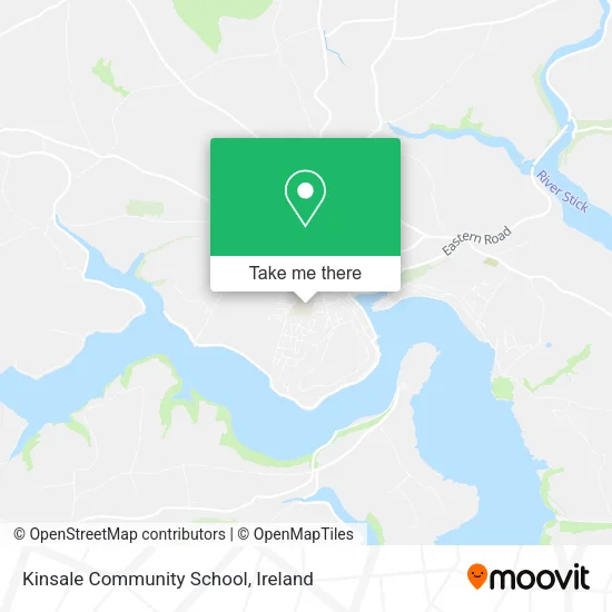 Kinsale Community School map