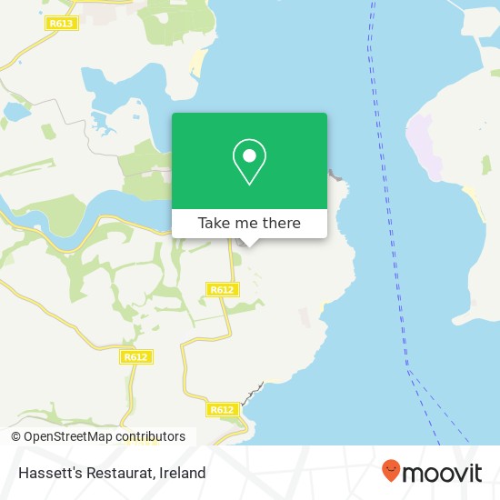 Hassett's Restaurat map