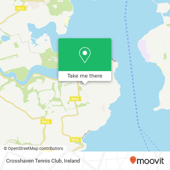 Crosshaven Tennis Club map