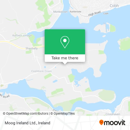 Moog Ireland Ltd. map