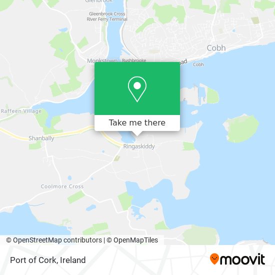 Port of Cork map