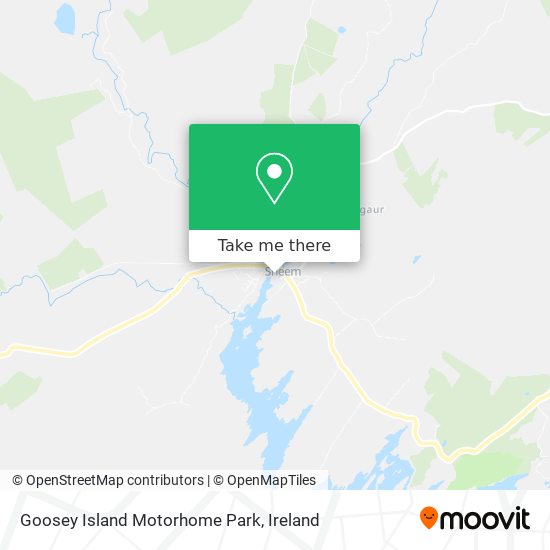 Goosey Island Motorhome Park plan