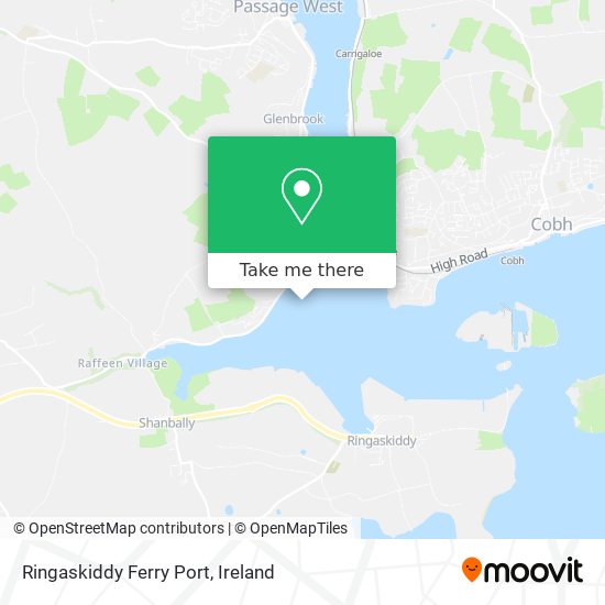 Ringaskiddy Ferry Port map