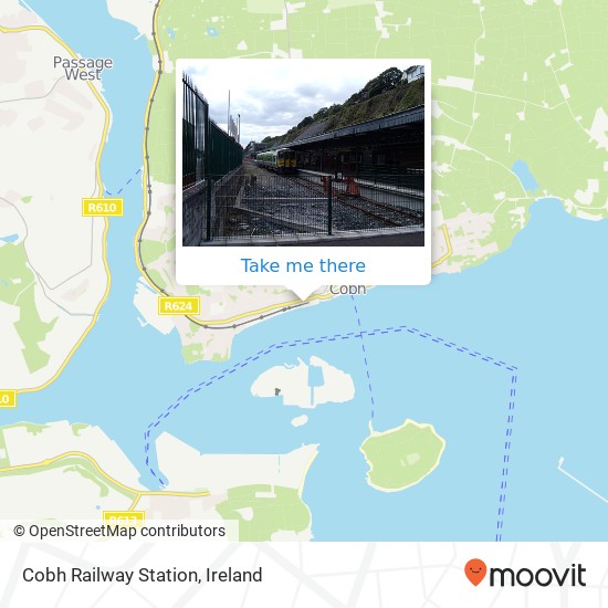 Cobh Railway Station map