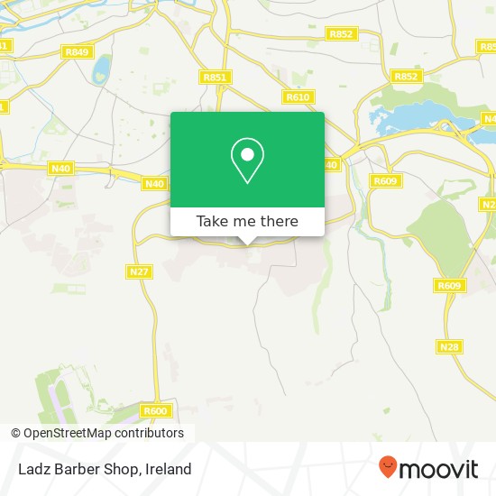 Ladz Barber Shop map