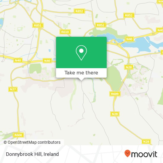 Donnybrook Hill map