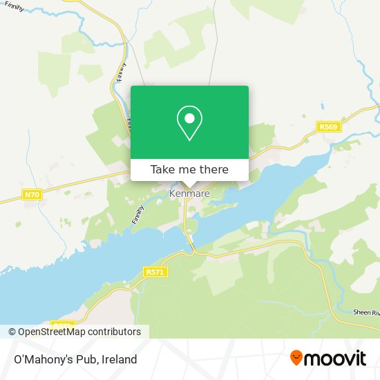 O'Mahony's Pub map