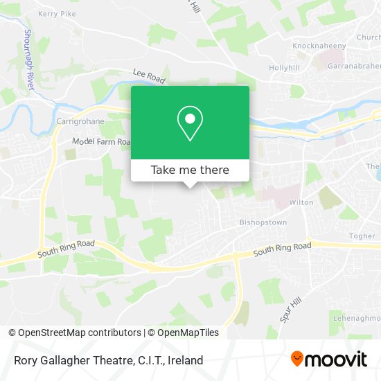 Rory Gallagher Theatre, C.I.T. map