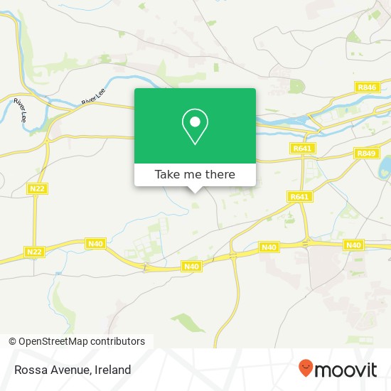 Rossa Avenue map