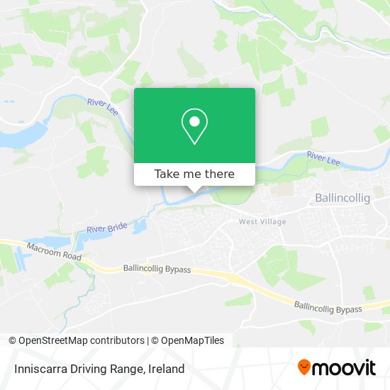 Inniscarra Driving Range map