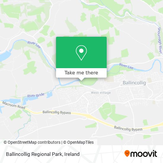 Ballincollig Regional Park map