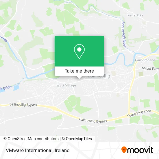 VMware International map