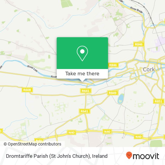 Dromtariffe Parish (St John's Church) map