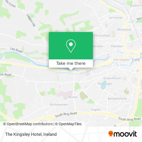 The Kingsley Hotel map