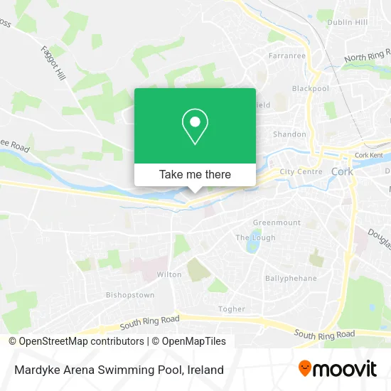 Mardyke Arena Swimming Pool map