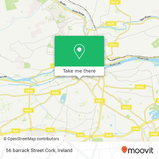 56 barrack Street Cork map