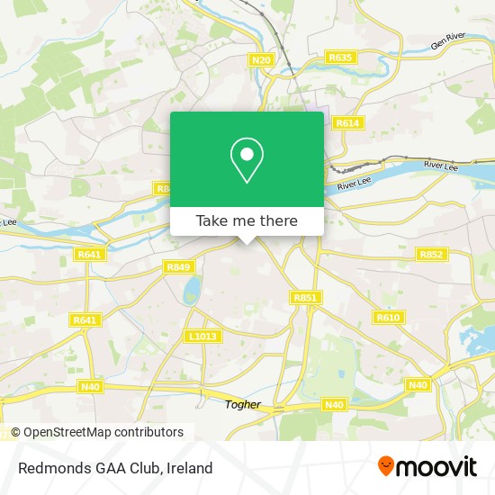 Redmonds GAA Club map