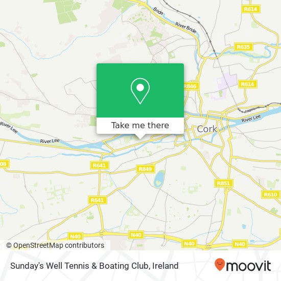 Sunday's Well Tennis & Boating Club map