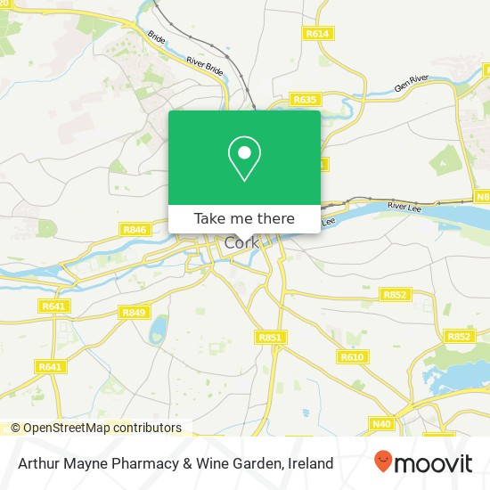Arthur Mayne Pharmacy & Wine Garden map