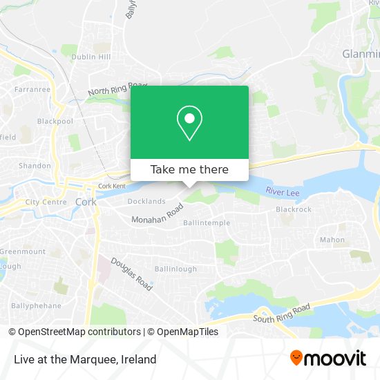 Live at the Marquee map