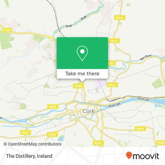 The Distillery map