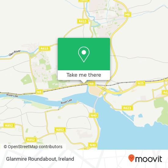 Glanmire Roundabout map