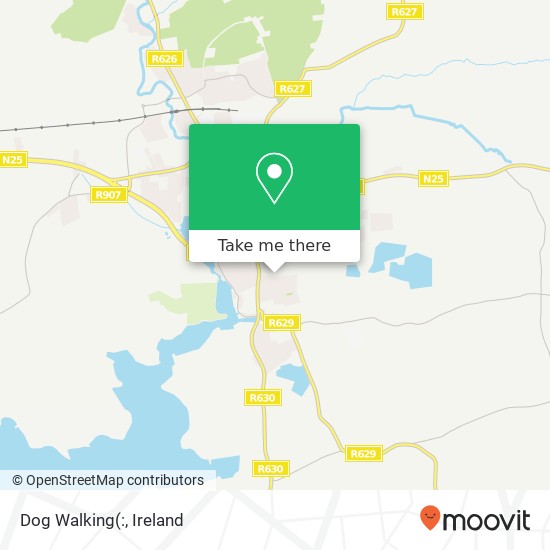 Dog Walking map