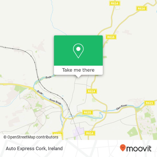 Auto Express Cork map