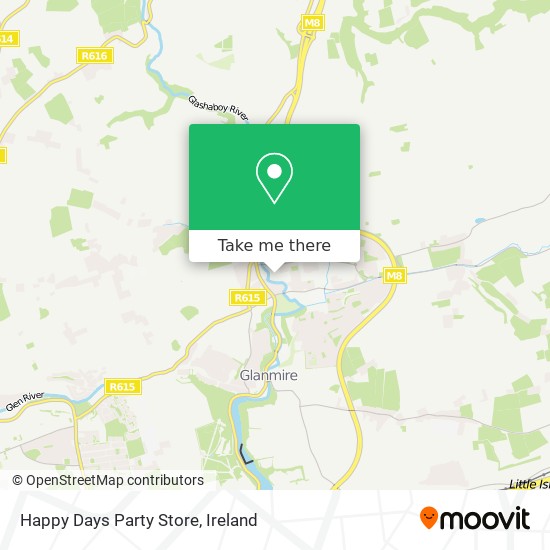 Happy Days Party Store map