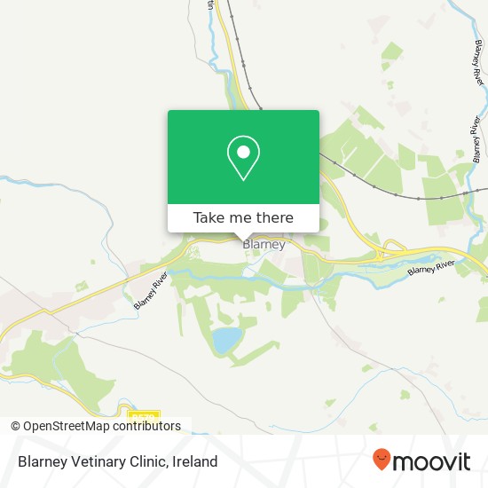 Blarney Vetinary Clinic map