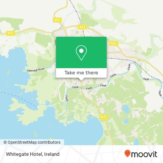 Whitegate Hotel map