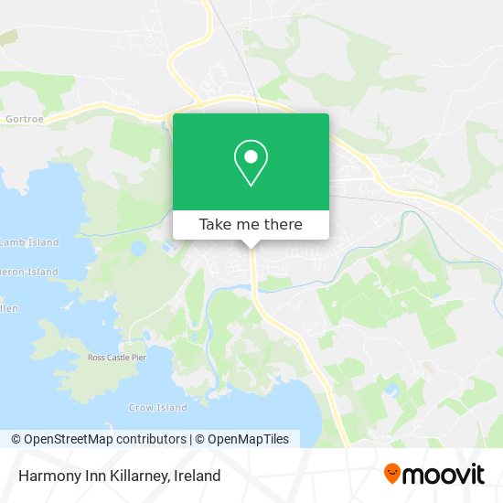 Harmony Inn Killarney map