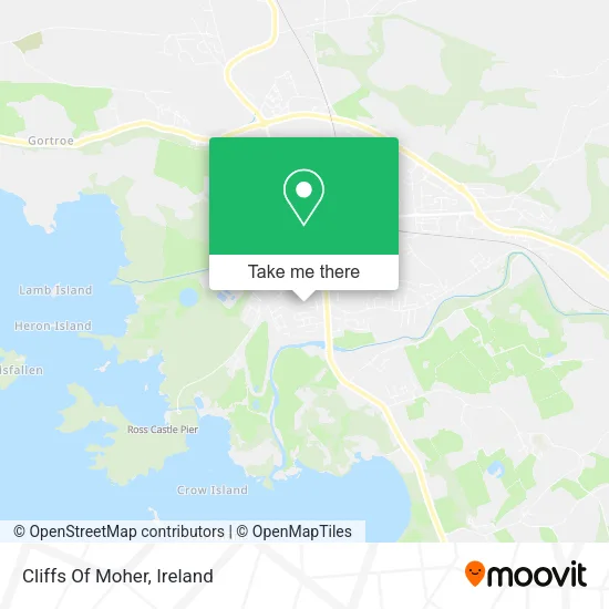 Cliffs Of Moher map