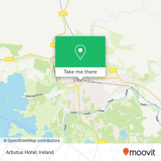 Arbutus Hotel map