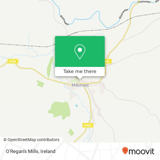 O'Regan's Mills map