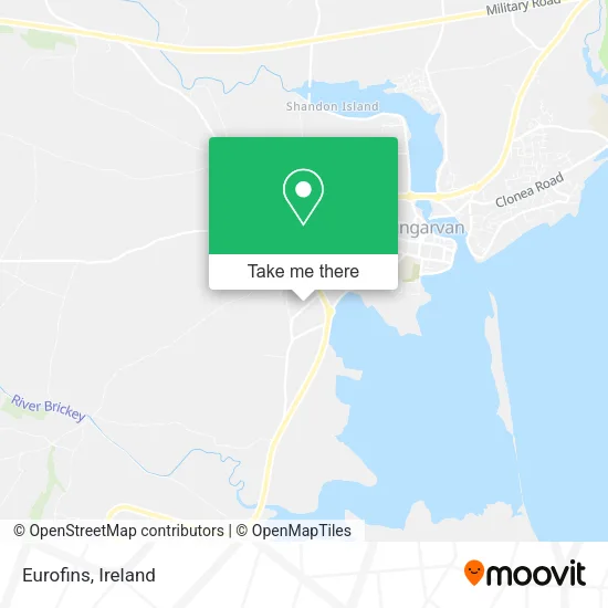 Eurofins map