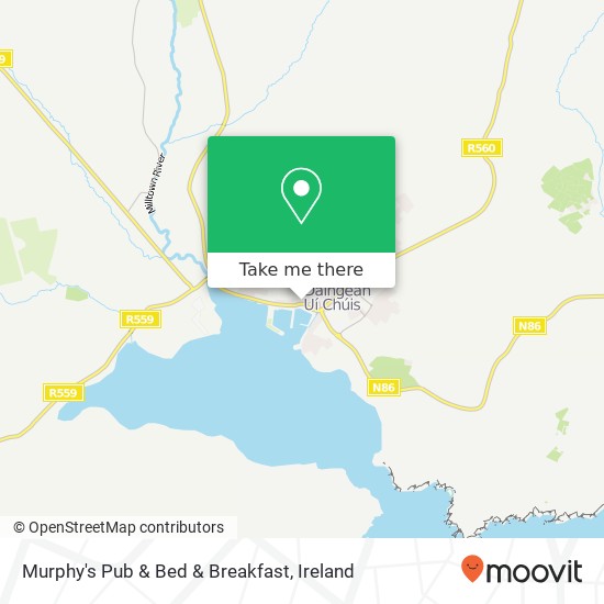 Murphy's Pub & Bed & Breakfast map