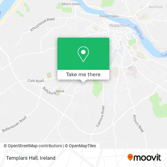 Templars Hall map