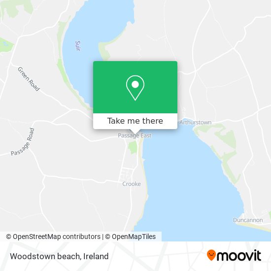 Woodstown beach map