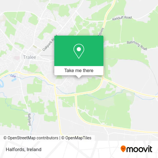 Halfords map